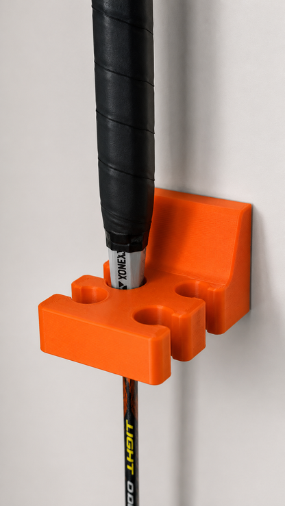 Wall Mount Badminton Racket Holder