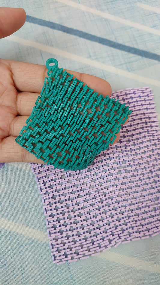 DriftTrek Pocket Fabric Fidget | Flexible 3D Printed PLA Fabric