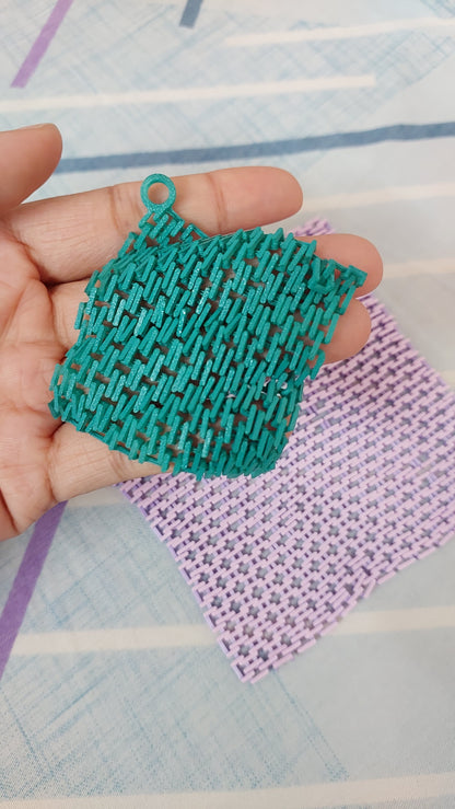 DriftTrek Pocket Fabric Fidget | Flexible 3D Printed PLA Fabric